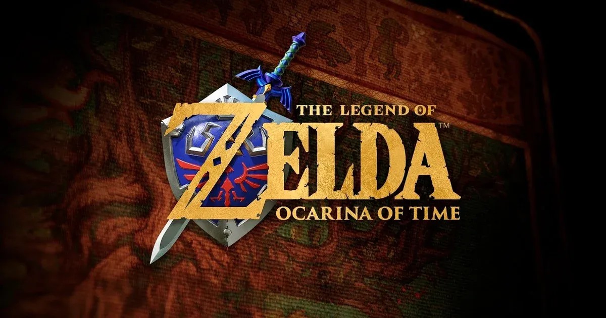 The Legend of Zelda: Ocarina of Time logo art