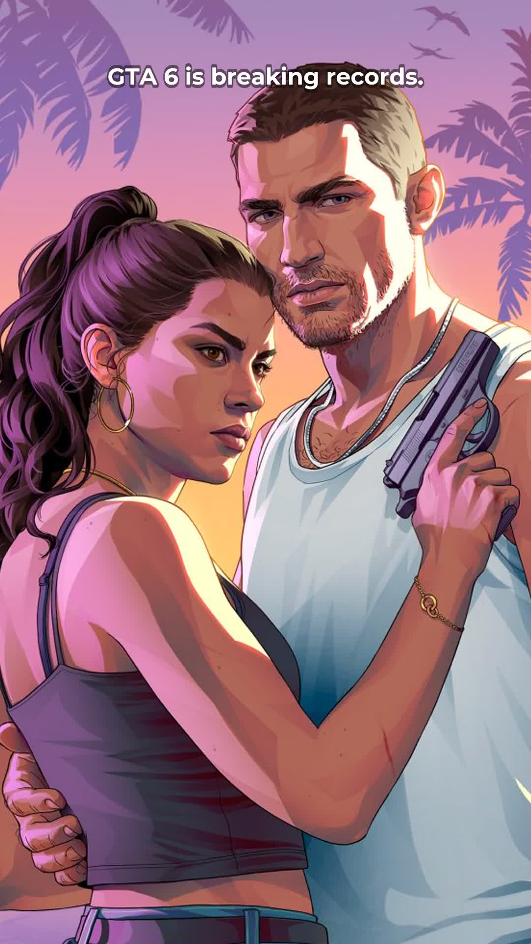 GTA 6 key art of Lucia and Jason - video: GTA 6 pre-orders hit $630 million