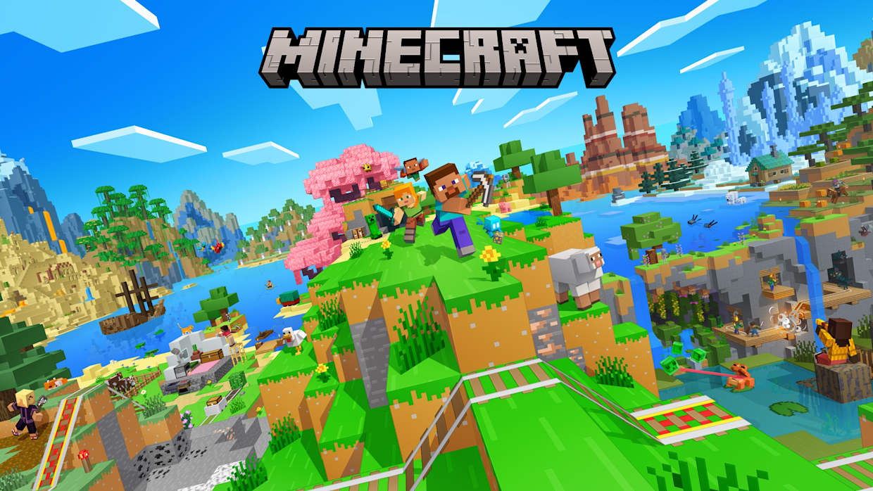 Minecraft key art for Nintendo Switch 2